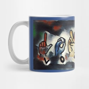 ASL Love is in Your Fingers Mug